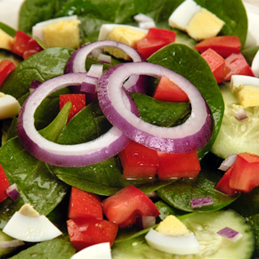 Spinach Salad with Egg